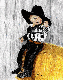 Cowboy Out On Bale Tapestry Afghan